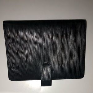 Louis Vuitton Epi Agenda MM Black